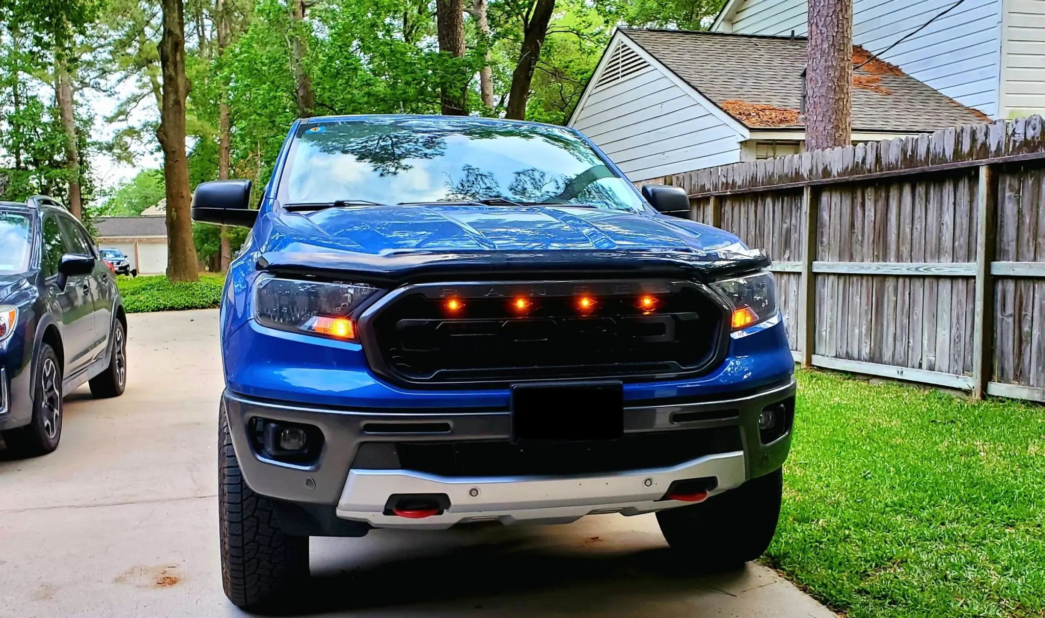 2019 2023 Ford Ranger Grille Lights For Ford Performance Grille Custom Auto Works Store Raptor 