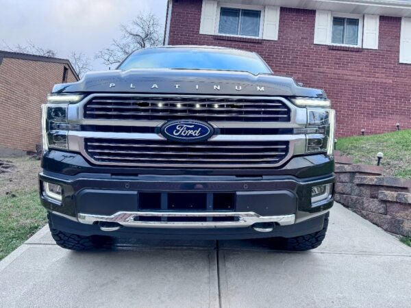 Custom Auto Works 2024 F 150 Platinum Raptor Style Grill Light